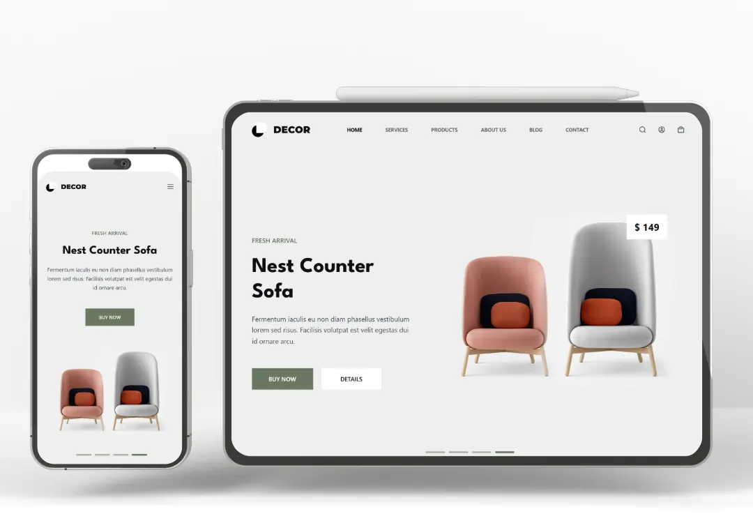 business website showcase mockup design by 01dolphin