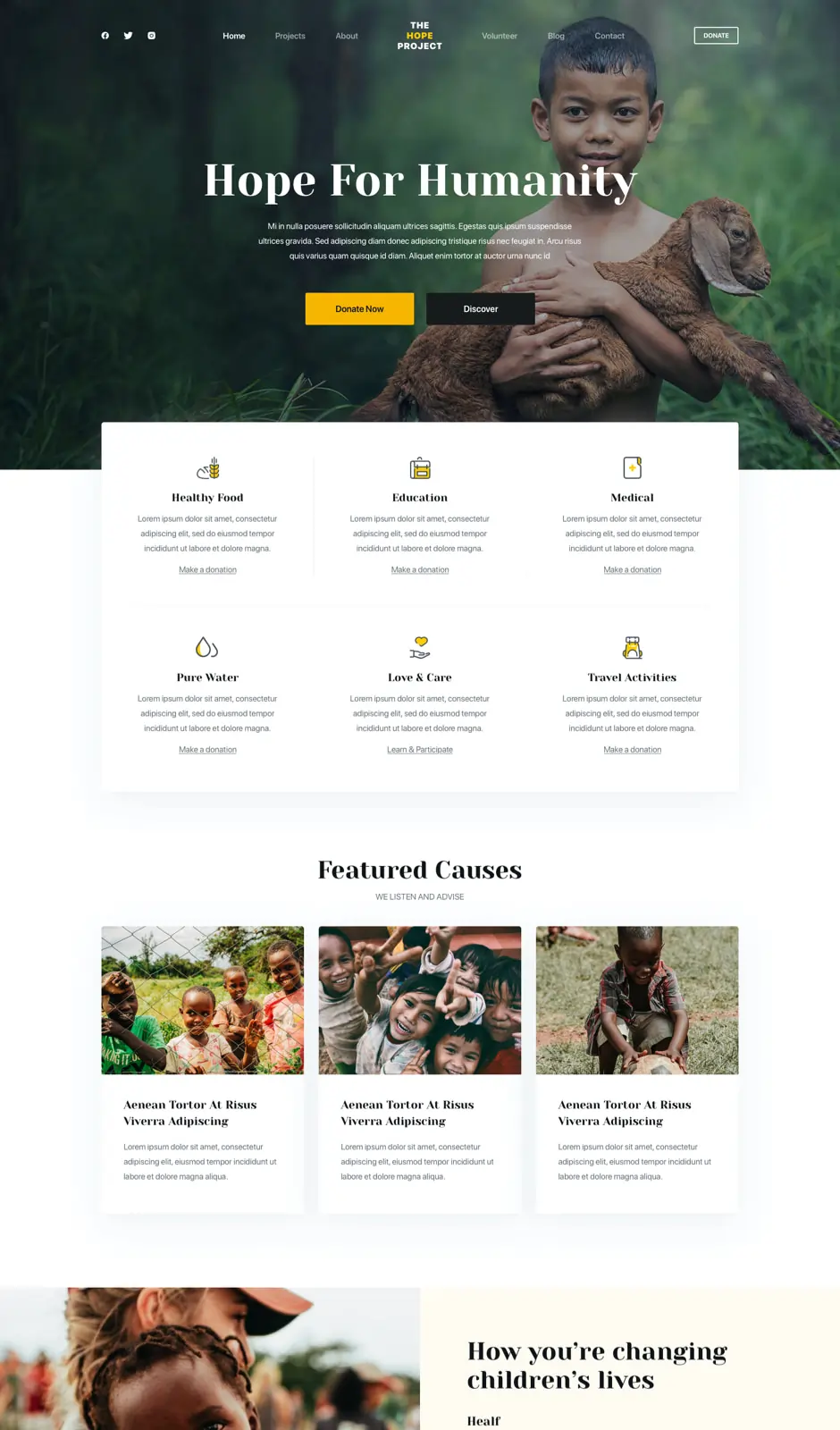 01dolphin NGO Website Design