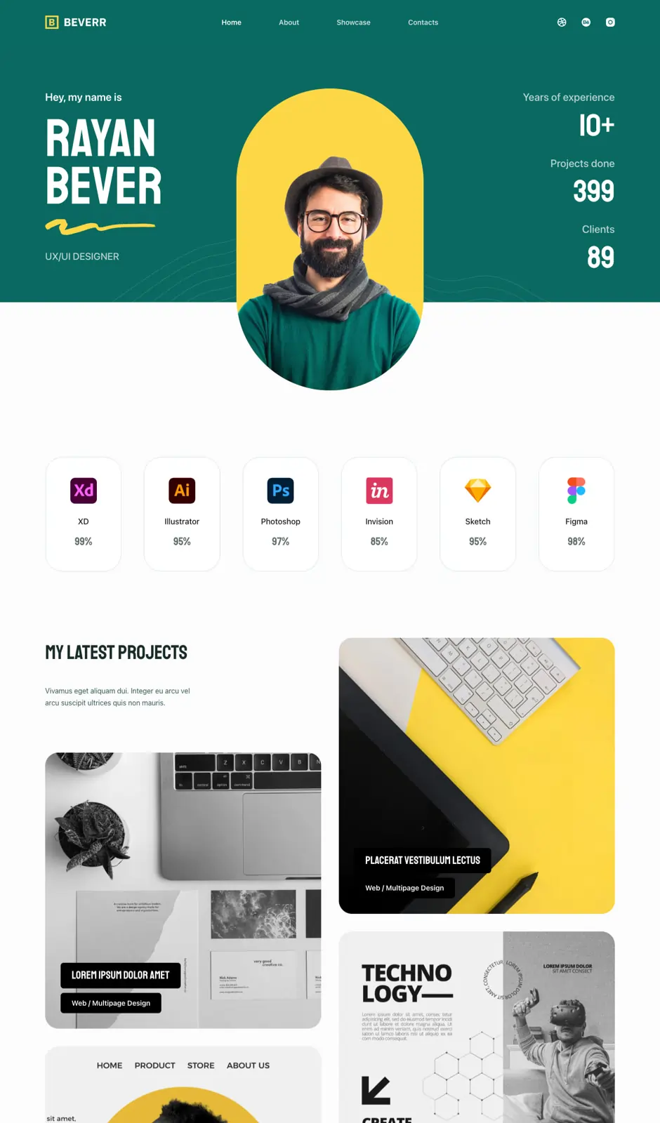 01dolphin Portfolio Website Design
